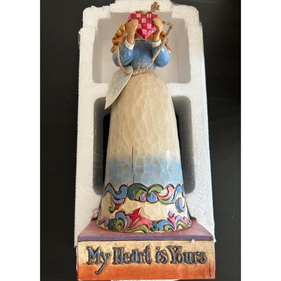 Jim Shore Heartwood Creek "My Heart Is Yours" Figurine Decor 9" Tall 4007240 - Picture 8 of 13